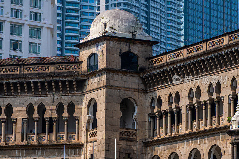 铁路管理局大楼- Moorish façade，吉隆坡